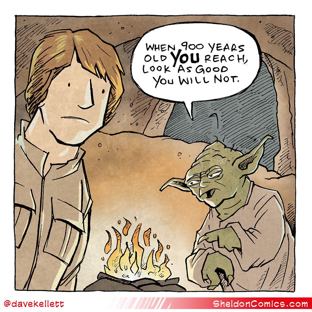 Strong with the force, this one - Sheldon® Comic Strip
