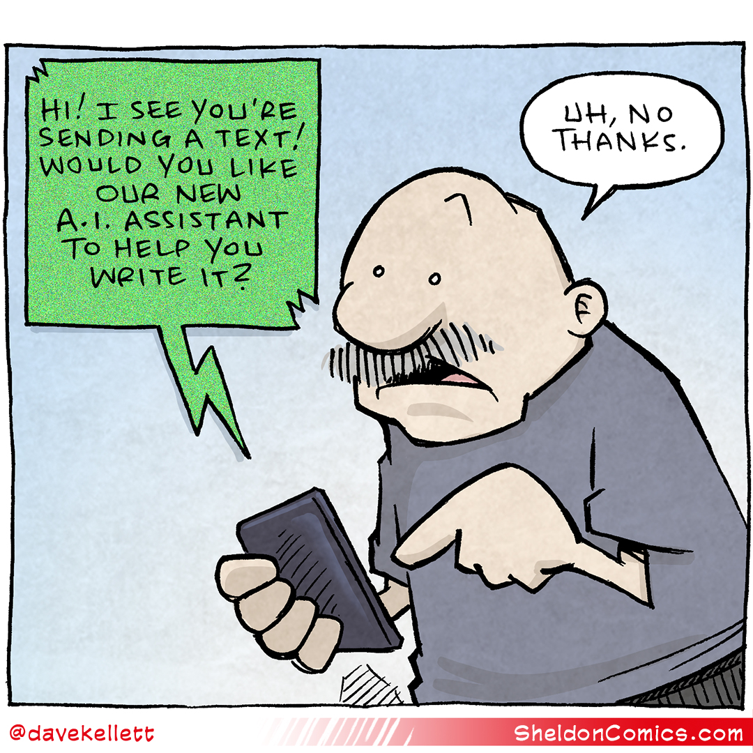 AI Assistant - Sheldon® Comic Strip