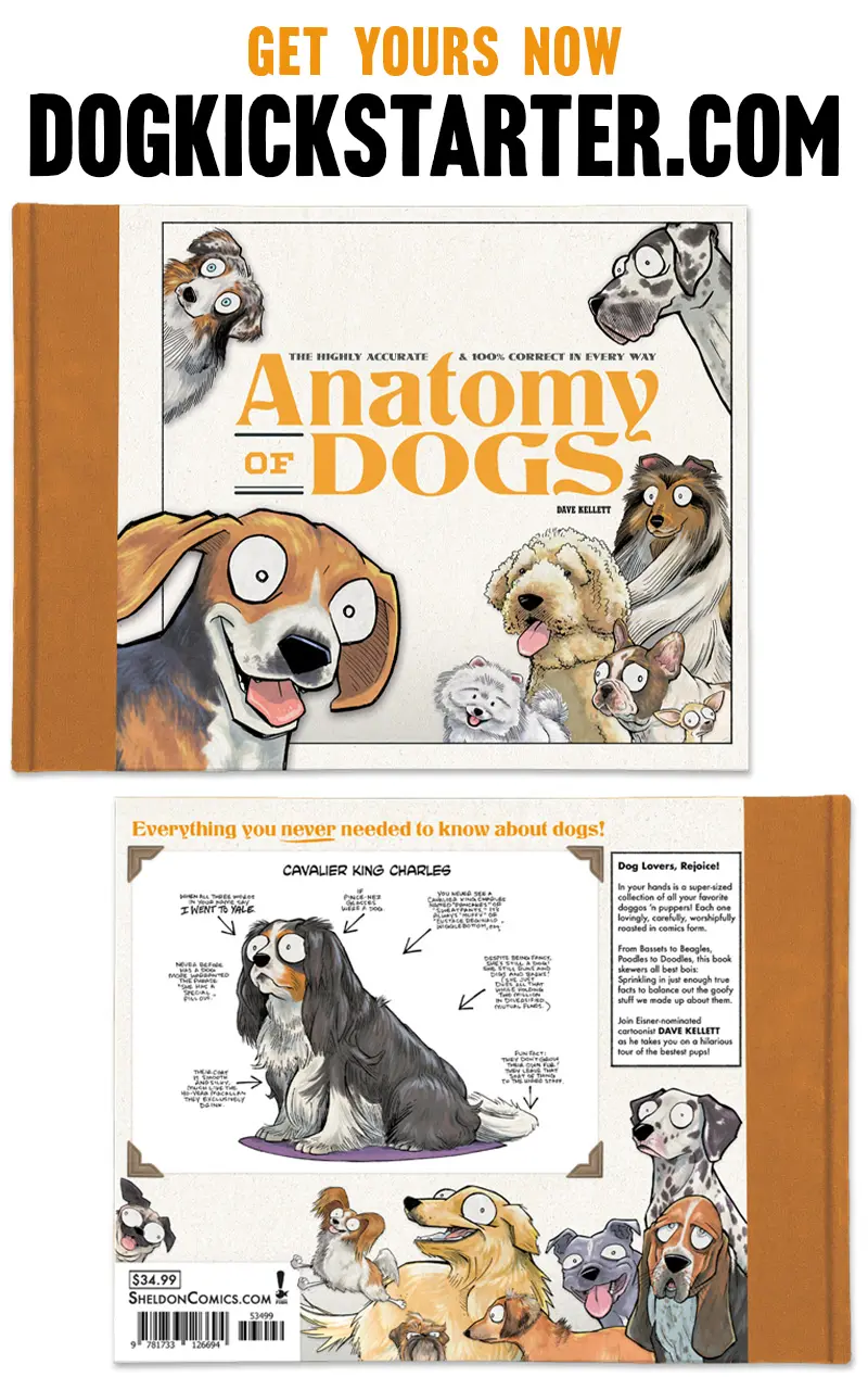 Dogs dogs dogs! Now on Kickstarter! - Sheldon® Comic Strip