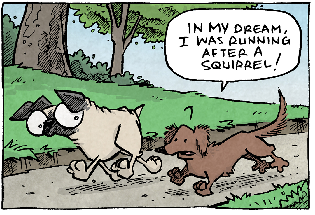Dream Running - Sheldon® Comic Strip