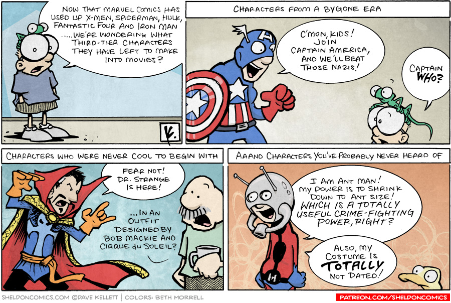 What else will Marvel Comics make? Sheldon® Comic Strip