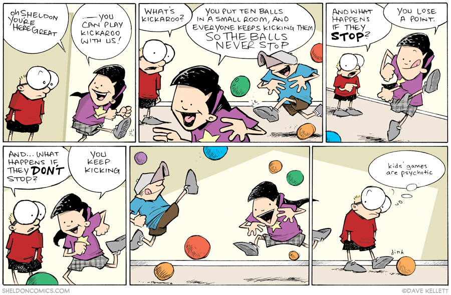 Kids' Games Sheldon® Comic Strip