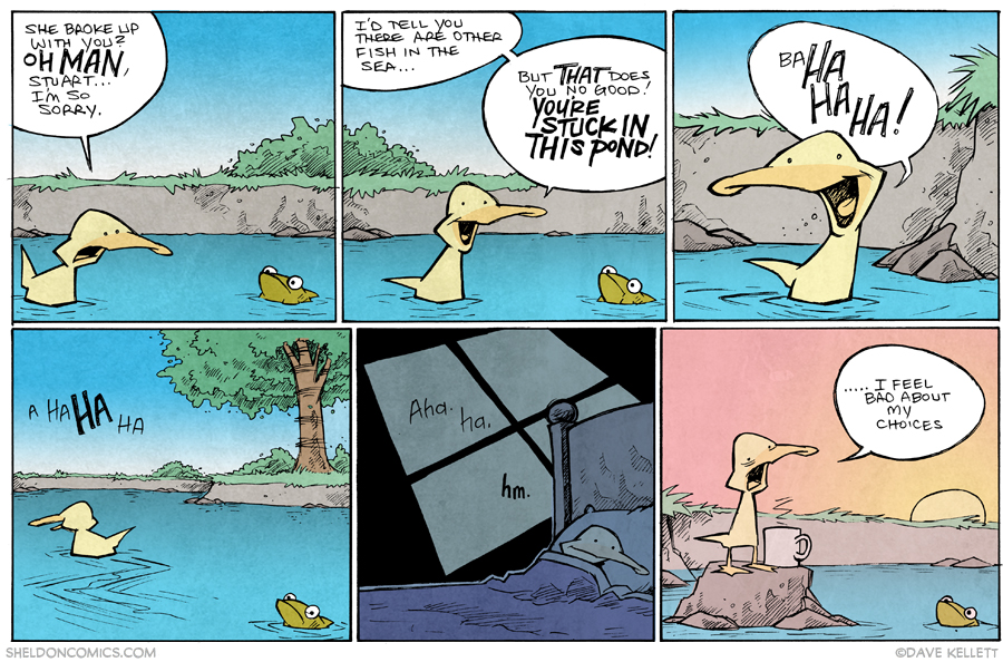 Other Fish In The Sea - Sheldon® Comic Strip