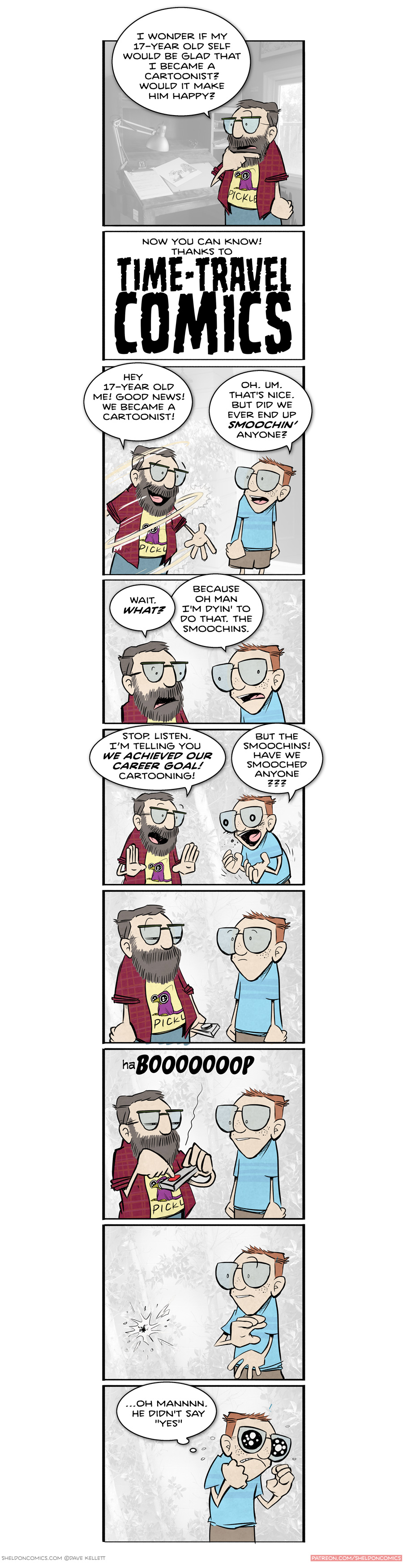 Time-Travel Comics - Sheldon® Comic Strip