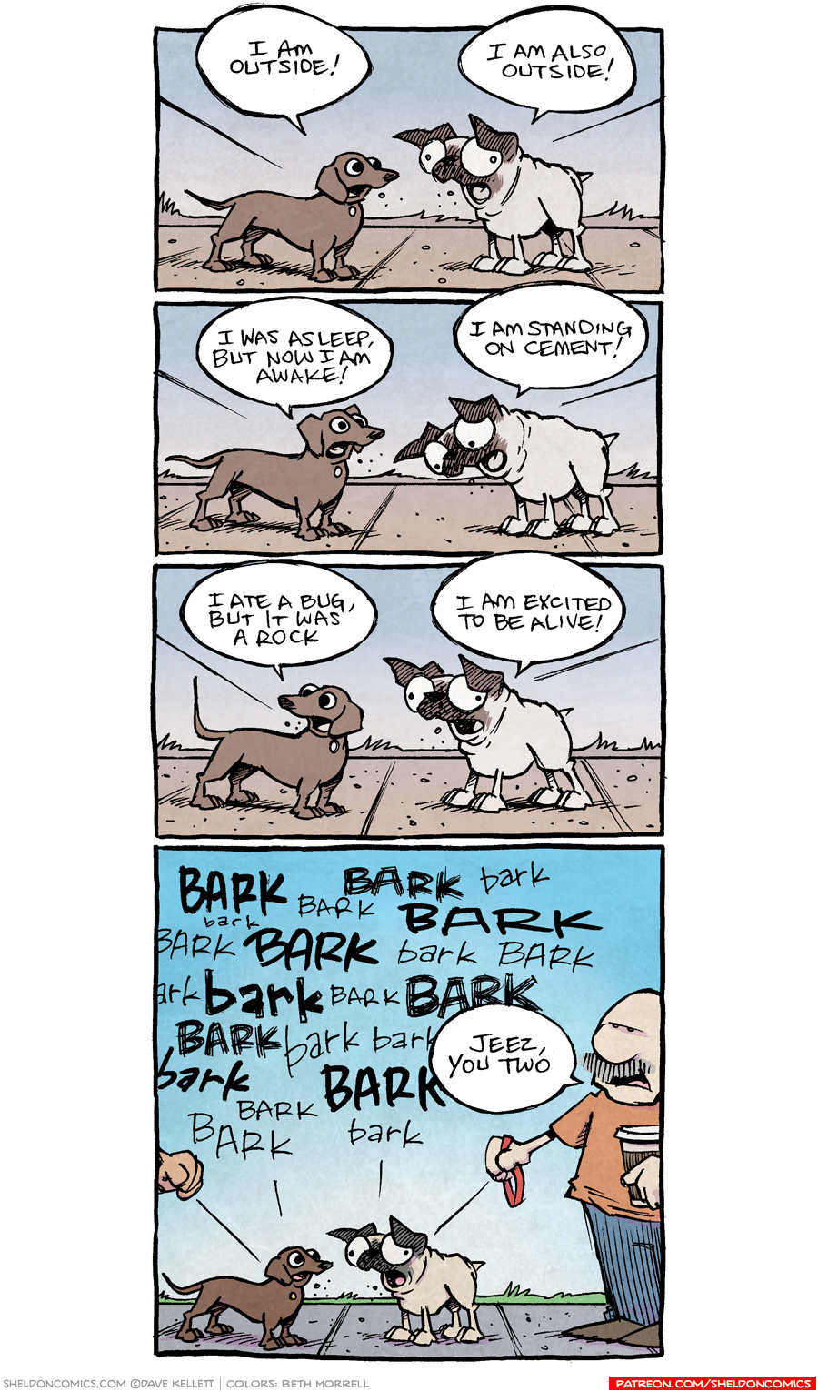 I AM ALSO OUTSIDE Sheldon® Comic Strip