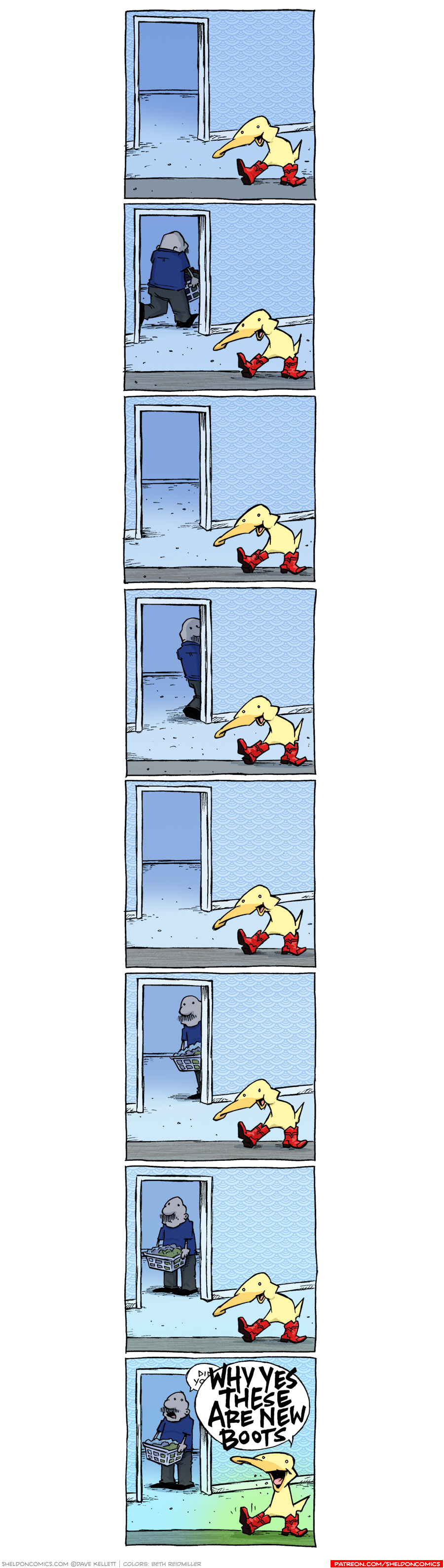 Boots! Sheldon® Comic Strip