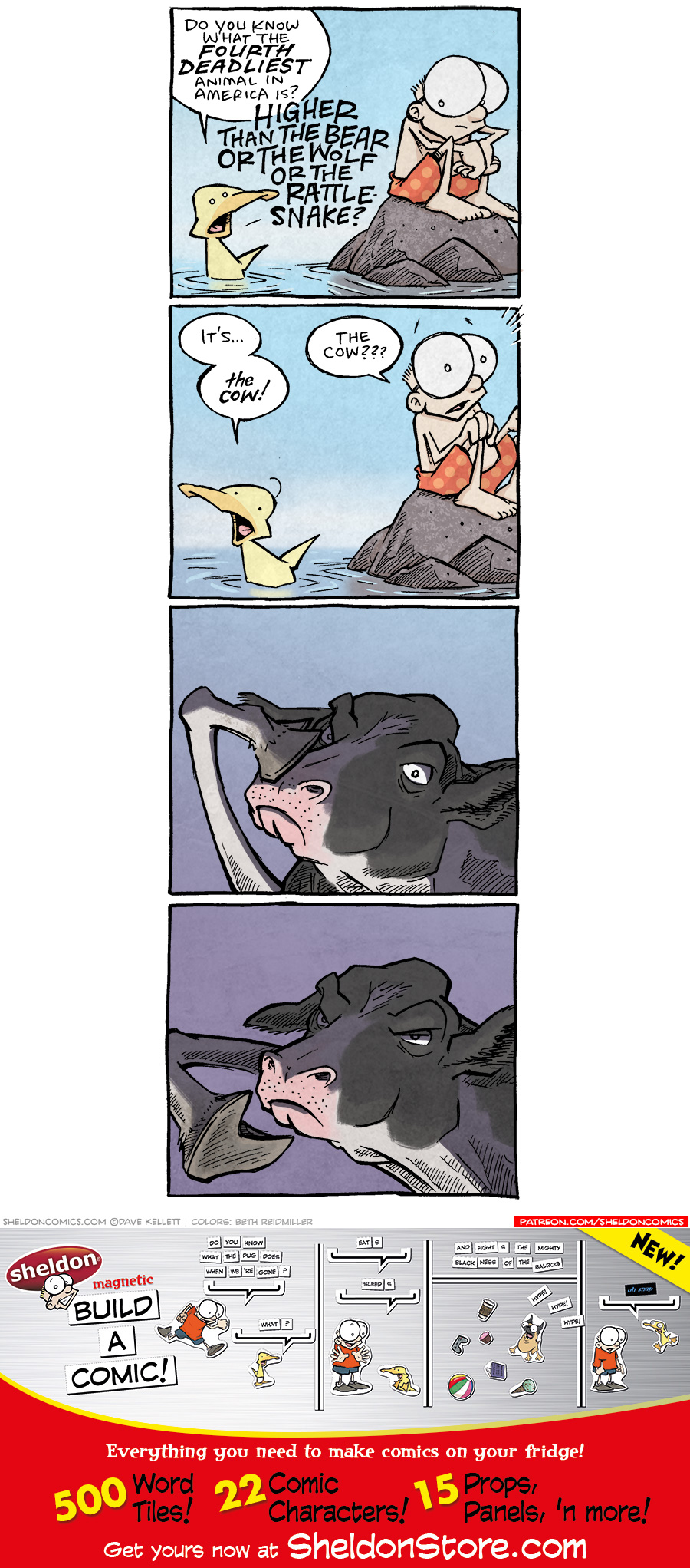 Fourth Deadliest Animal in America - Sheldon® Comic Strip