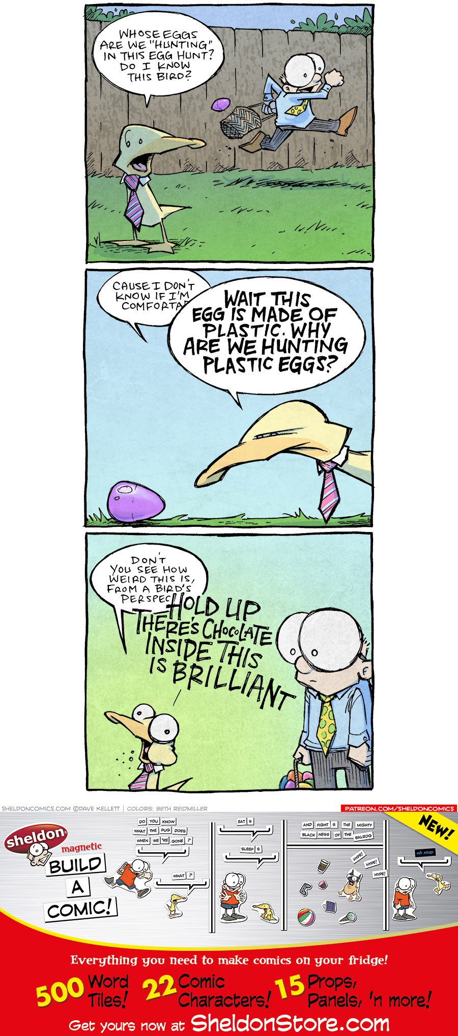 Easter Egg Hunt - Sheldon® Comic Strip