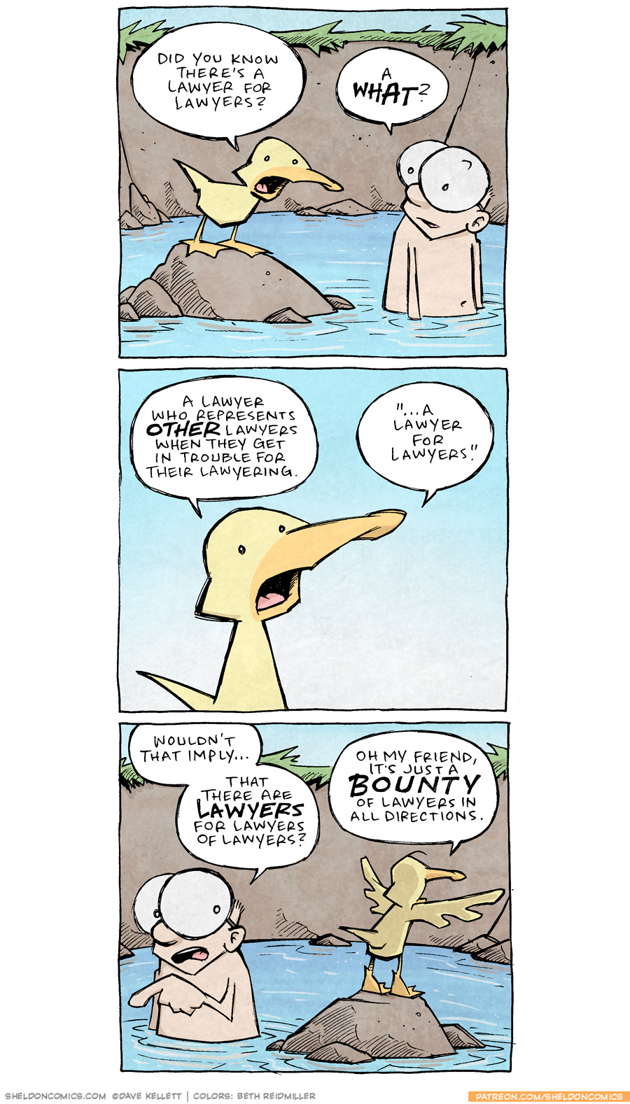 Lawyer's Lawyer Sheldon® Comic Strip