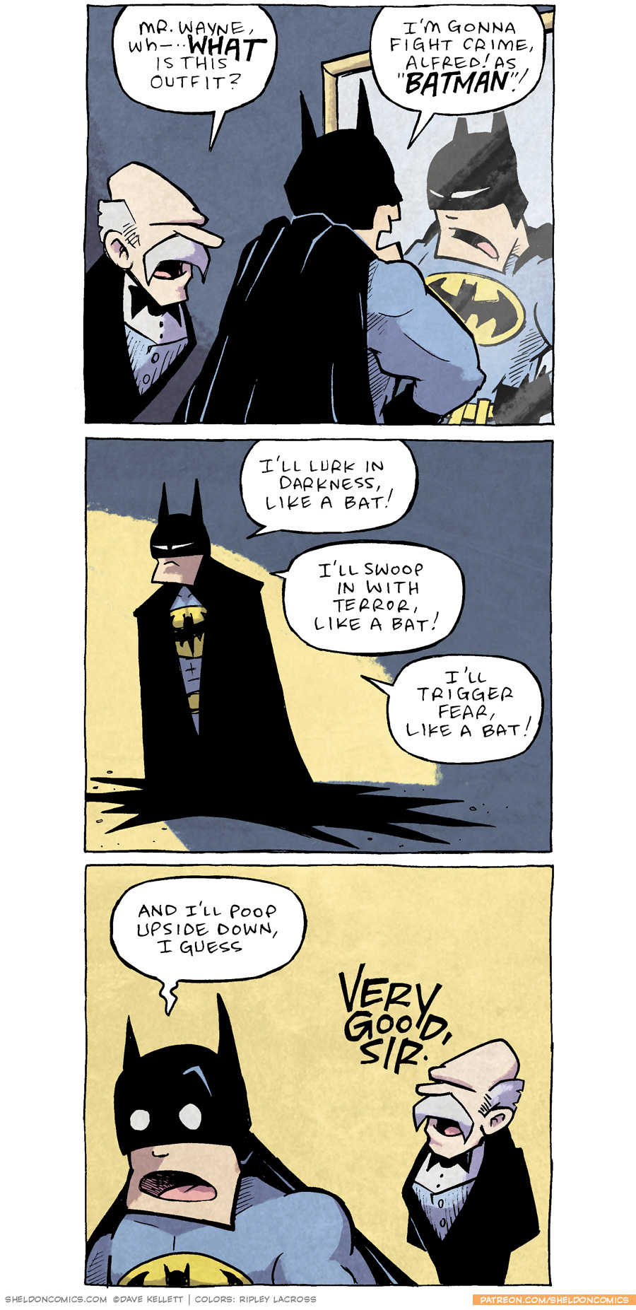 Like a Bat! - Sheldon® Comic Strip